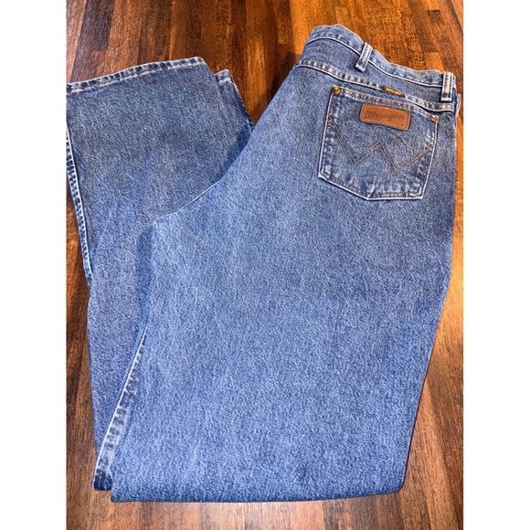 Wrangler Other - Wrangler Mens Jeans 40x34 Slim Fit Blue Denim Vintage‎ Western Style